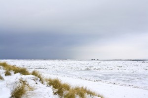 Nordseestrand im Winter