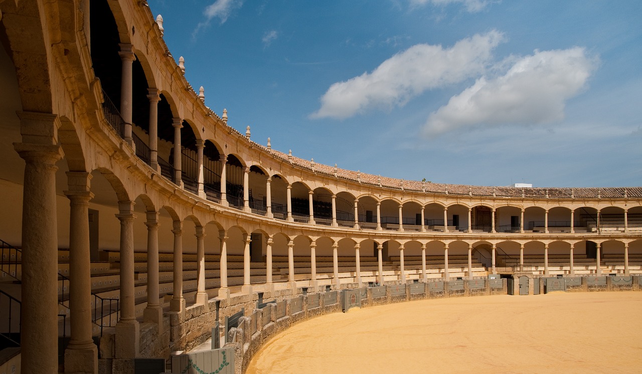 Traditionsreiches Bauwerk: Die Stierkampfarena von Sevilla